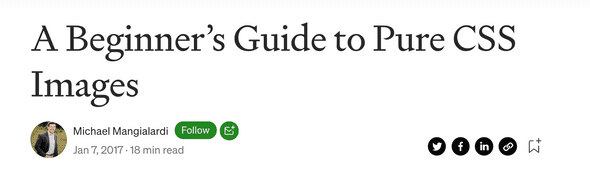 Screenshot A Beginners Guide To Pure CSS Images article
